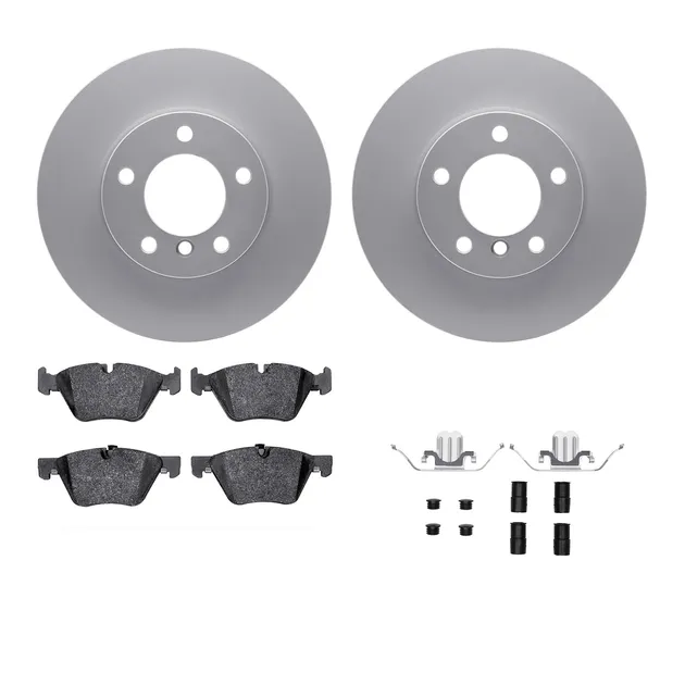 R1 Concepts WDWH1-31054 Brake Rotor- Carbon Coated W/ Ceramic Pads & Hdw